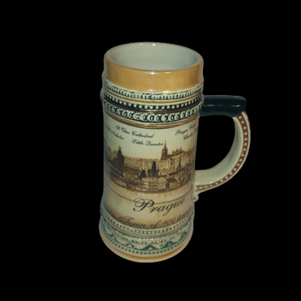 Luvenyry Prague Stoneware Beer Mug